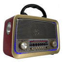 Rádio Retro Am Fm Bluetooth Lanterna | Alfashop