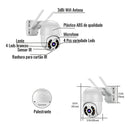 Câmera Externa Wi-fi Smart Camera Abq-a8 Ip Prova D'água Infravermelho Hd Cor Branco Sem Cartão