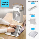 Ar Condicionado E Ventilador Frio Silencioso Mini Portátil Cor Mini Ar Verde