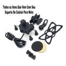 Suporte Gps Celular Celulares Moto Universal Com Carregador