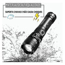 Lanterna Tática T9 Super Potente 5 Modos De Iluminação Cor Da Lanterna Preto Cor Da Luz Branco