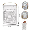 Mini Ar Condicionado Climatizador Umidificador Portátil Usb Cor Verde 110v/220v
