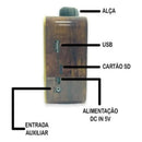 Rádio Portátil Retro Recarregável Am/fm Bluetooth Lanterna 110v/220v