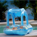 Boia Bote Coberto Infantil Inflável Piscina Boia Com Proteção Para Bebê