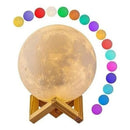 Luminária Lua Cheia 3D Abajur LED | Alfashop
