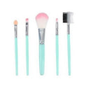 Kit 5 pinceis de maquiagem Profissional para Sombra / Cílios / Maquiagem