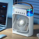 Ar Condicionado E Ventilador Frio Silencioso Mini Portátil Cor Mini Ar Verde