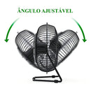 Mini Ventilador Usb De Mesa Premium Potente E Silencioso Estrutura Preto