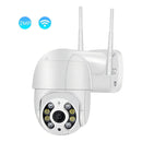Kit 3 Câmera Ip Wifi Dome Rotativa Visão Noturna Yanqing Dome A8 Cor Branco