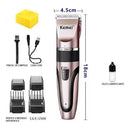 Máquina Kemei Km 1053 Pet Animais Cães Gatos Profissional Co