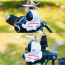 Enfeite Guidão Astronauta Bike Moto com Hélice e Led(COR ALEATORIO)