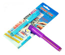 Kit de 3 canetas Euro PeN modelo money tester, azul e roxo