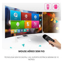 Mini Teclado Iluminado 7 Led Controle Sem Fio Smart Tv Box