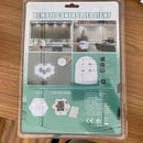 Kit 3 Lâmpadas LED Hexagonal Controle | Alfashop