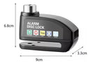 Trava Antifurto Com Alarme Sonoro 110db Moto E Bicicleta Az