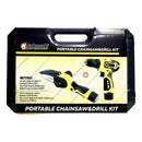 Parafusadeira Furadeira + Motossera A Bateria 25v Nakasaki