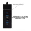 Hub Cabo Usb 3.0 Extensão 4 Portas High Speed Hd Pen Drive