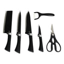 Kit de Facas Multifuncional 6 Peças em Aço Inox