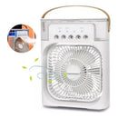 Mini Ar Condicionado Climatizador Umidificador Portátil Usb Cor Verde 110v/220v