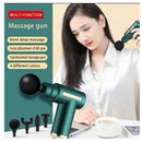 Massageador Muscular Pistola Profissional 4 Cabeças