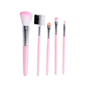 Kit 5 pinceis de maquiagem Profissional para Sombra / Cílios / Maquiagem