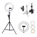 Ring Ligth Luz 26cm 10 Polegadas Com Tripé 2.1 Metros Videos Alfa.shop