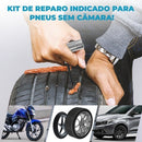 Kit Reparo Metal Pneu Carro Moto Remendo Profissional Ferro Sem Camara 5 Macarrao
