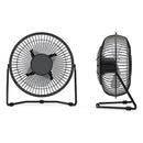 Mini Ventilador Usb De Mesa Premium Potente E Silencioso Estrutura Preto