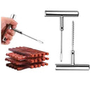 Kit Reparo Metal Pneu Carro Moto Remendo Profissional Ferro Sem Camara 5 Macarrao