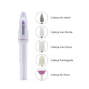 Lixa Elétrica Unhas Aparelho Lixador De Unha Portátil Polidor Sem Fio Manicure Unhas