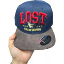Kit 2 Boné Lost California Aba Reta Fitão Top