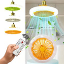 Ventilador De Teto Com Lâmpada Led Com Controle Remoto 3 Mod