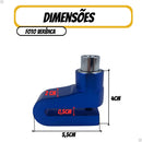 Trava Moto Antifurto Freio Resistente | Alfashop