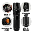 Lanterna Recarregável Tática X900 Led Potente Com Super Zoom