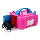 Inflador Compressor Bomba Balões Bexigas Festas 110v 2 Bicos Cor Rosa