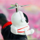 Enfeite Guidão Astronauta Bike Moto com Hélice e Led(COR ALEATORIO)
