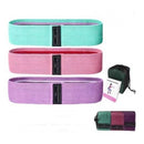 Kit 3 Faixas Elásticas De Exercício Hip Resistance Bands Alfa.shop