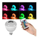 Lampada Luz Led Rgb Bluetooth Música Caixa Som + Controle