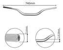 Guidão Esportivo Fat Bar Alto para Xre, Bros, Tenere, CB300, Hornet