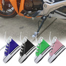 1 Pc Suporte De Bicicleta Pé Tripé Tampa De Lona Mini Sapatos