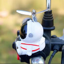 Enfeite Guidão Astronauta Bike Moto com Hélice e Led(COR ALEATORIO)