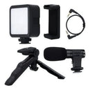 Kit Youtuber Tripé Celular Led Microfone | Alfashop