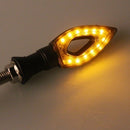 4 Piscas Seta De Moto Led Flecha Cristal Esportiva Universal