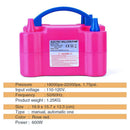 Inflador Compressor Bomba Balões Bexigas Festas 110v 2 Bicos Cor Rosa