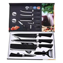 Kit de Facas Multifuncional 6 Peças em Aço Inox