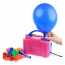 Inflador Compressor Bomba Balões Bexigas Festas 110v 2 Bicos Cor Rosa