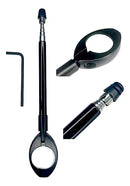Kit Antena Corta Pipa 6 Estágios + Pesinho de Guidão PCX