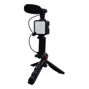 Kit Youtuber Tripé Celular Led Microfone | Alfashop