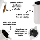 Garrafa Térmica Café Chá Digital | Alfashop