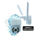 Câmera Externa Wi-fi Smart Camera Abq-a8 Ip Prova D'água Infravermelho Hd Cor Branco Sem Cartão